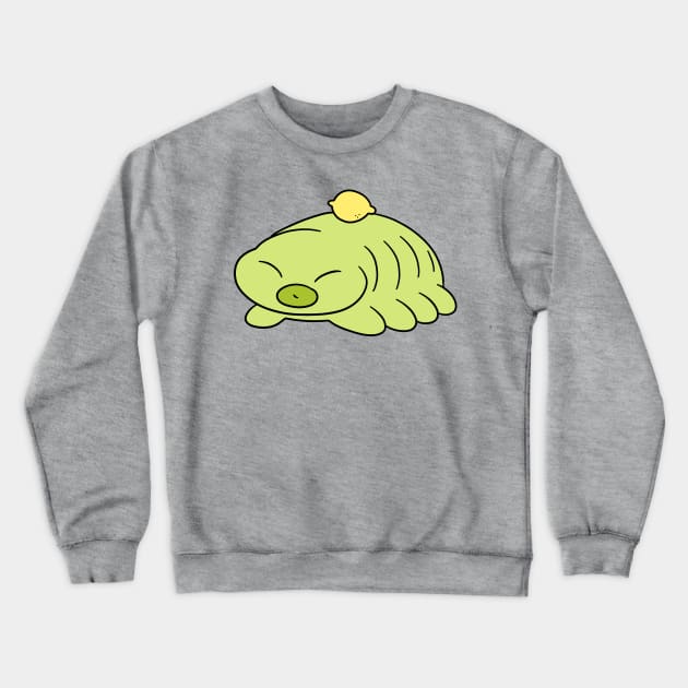 Lemon Waterbear Crewneck Sweatshirt by saradaboru